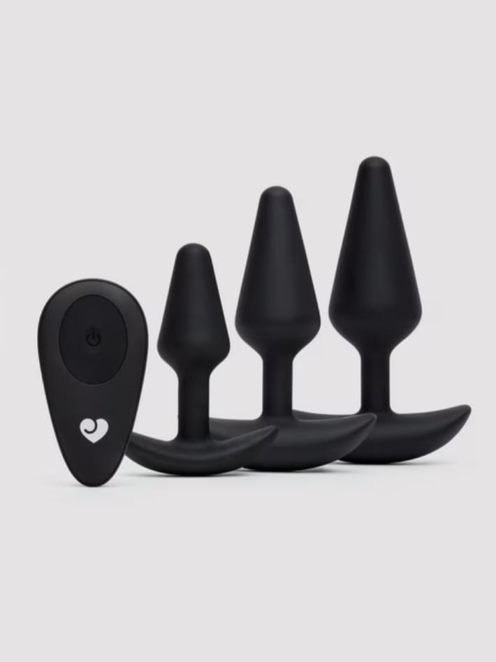 Lovehoney Triple Base Remote Control Rechargeable Anal Training Kit (3pc)